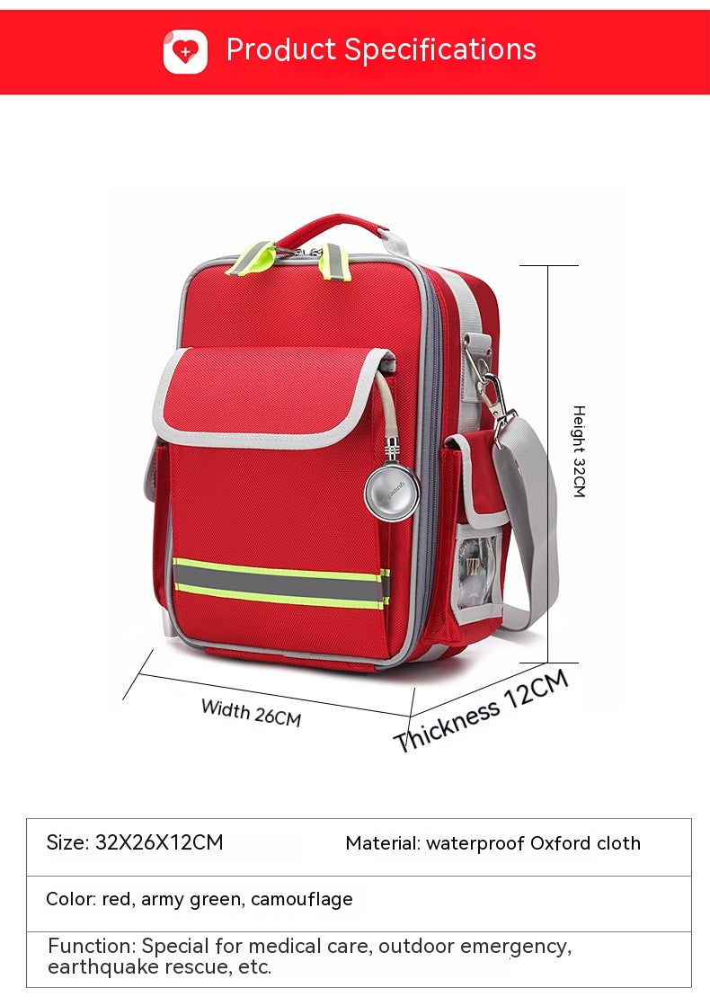 Waterproof Car Emergency Kit Bag With Shoulder Strap - image 6