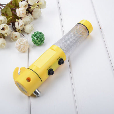 Car safety hammer with LED torch, part of the Used car viewing kit