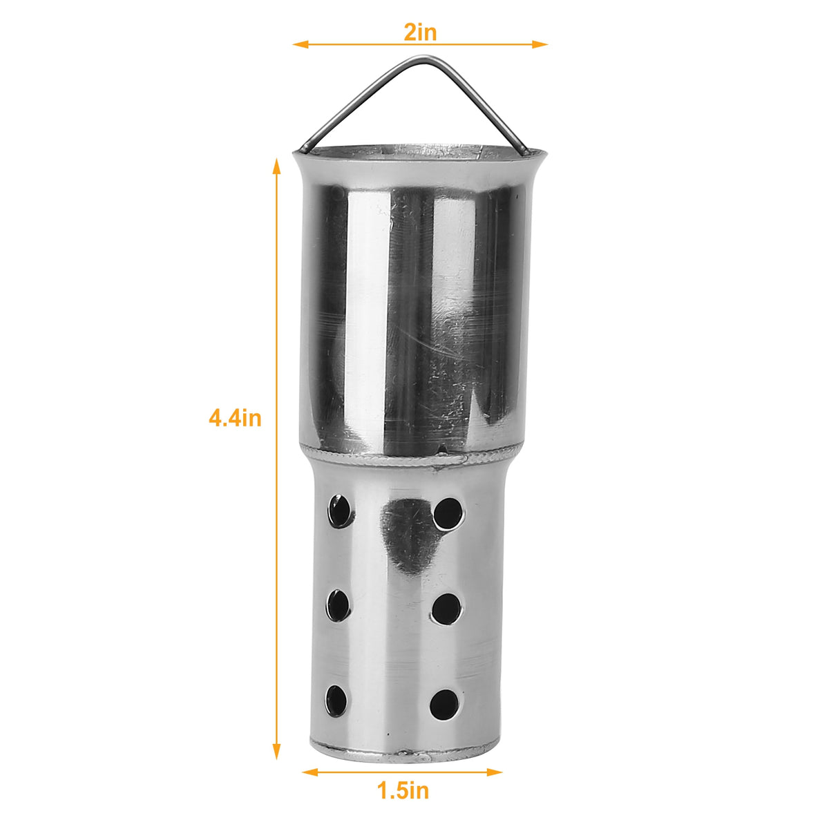 1Pc Pipe Silencer Muffler 51MM 2IN Exhaust Pipe Noise Sound Eliminator Motorcycle DB Killer - image 2