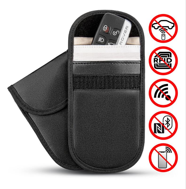 Faraday key pouch 2-pack, RFID signal blocking, view 4