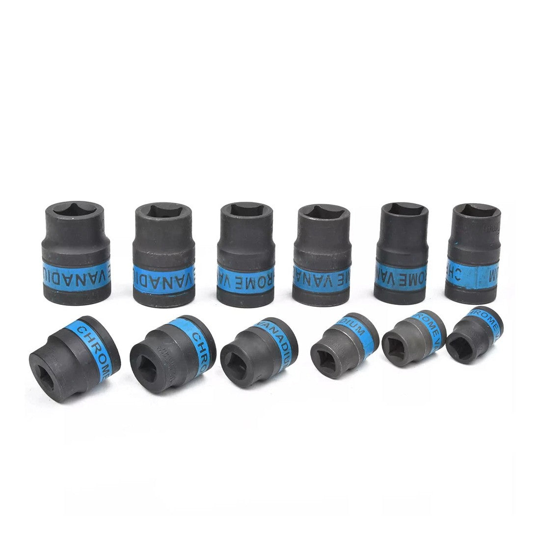 Heavy Duty 1&2 Ratchet Wrench Socket Set 8-32mm Metric Extension Bar Metal Case - image 5