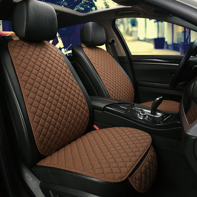 Linen car seat cushion - image 5