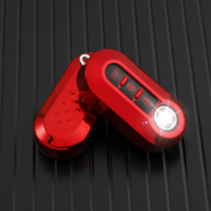 TPU key fob cover for Fiat 3-button flip keys - image 3