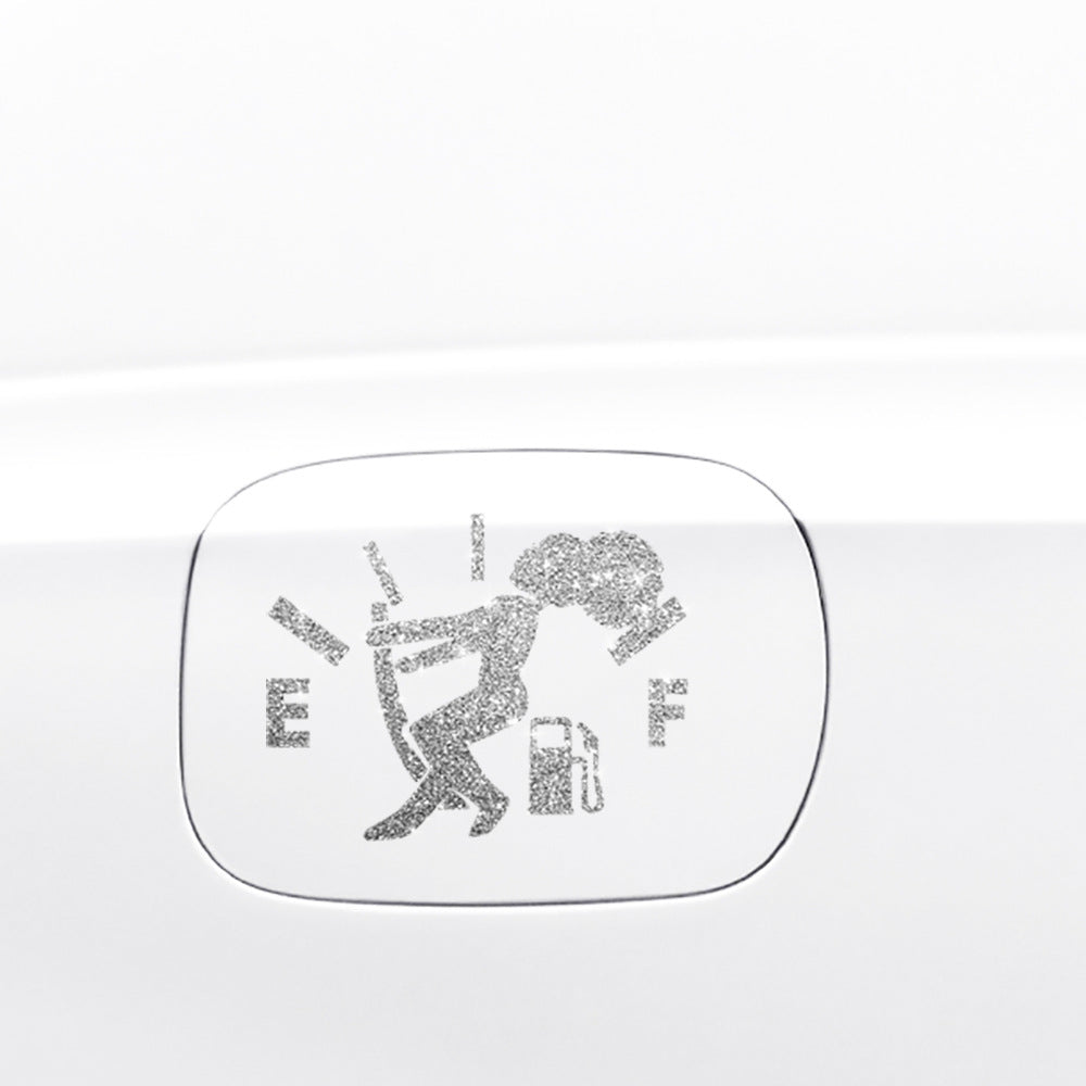Cartoon Shiny African Woman Automobile Sticker - image 3