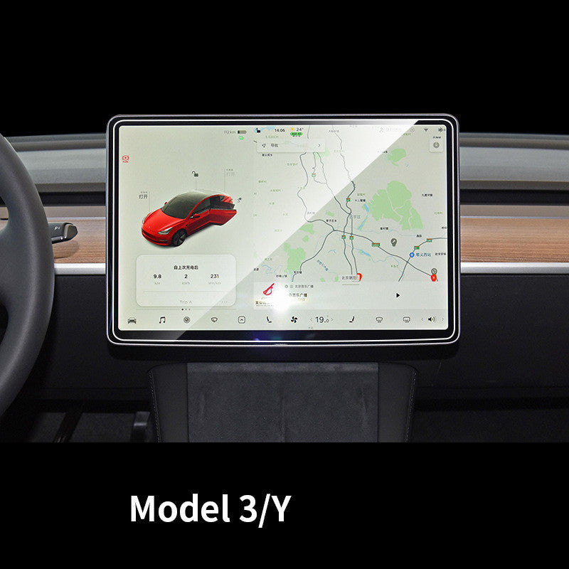 Tempered Glass Touchscreen Protector for Tesla - image 2
