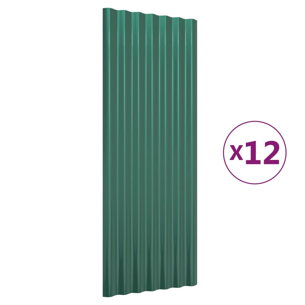 roof panels, 12 pieces. Galvanized roof panels, 12 - image 3