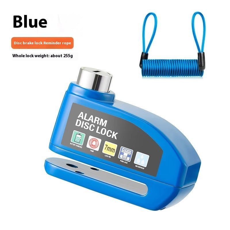 Motorbike disc lock with alarm and reminder cable - image 12
