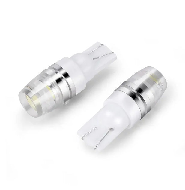 10PCS T10 LED Bulbs 194 LED Lights 12V 1W 5730 Xenon White Wedge - image 3
