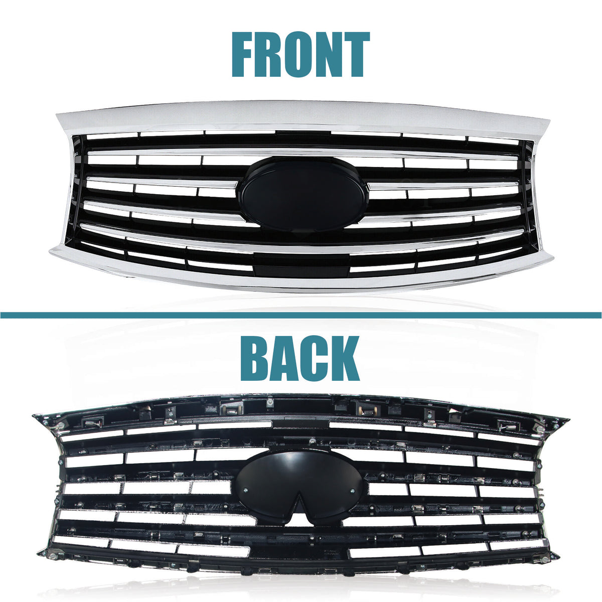 Front Grill For 2013 INFINITI JX35 14-15 INFINITI QX60 With Camera Option - image 10