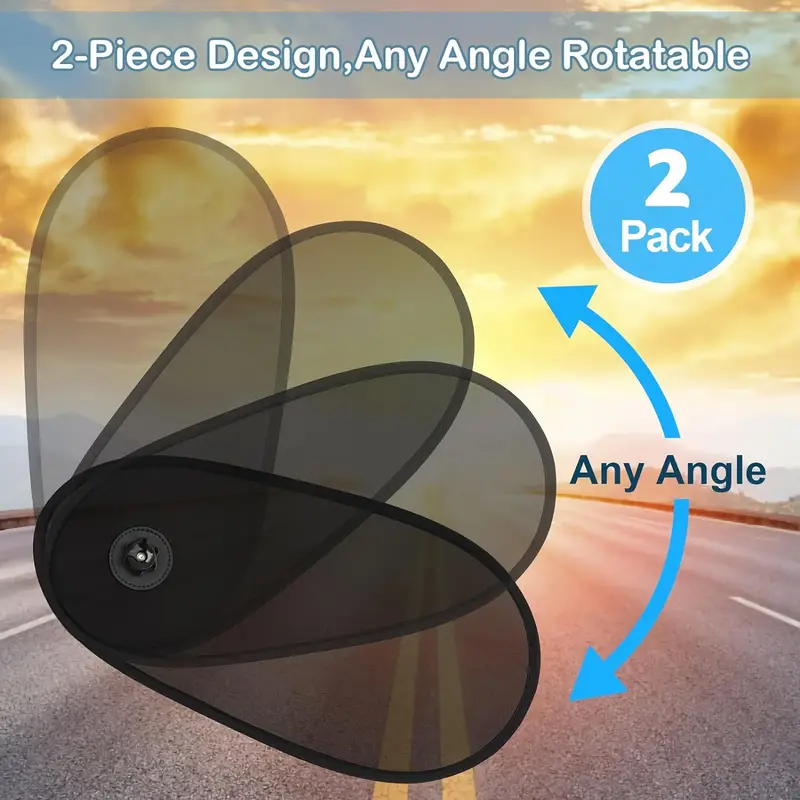 Car side window sunshades, 2-pack - image 7