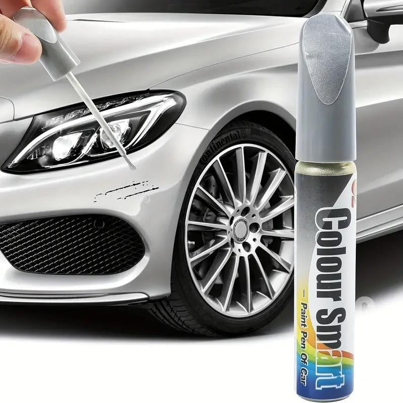 Car Scratch Repair Pen - Automotive Paint Pen For Quick And Easy Touch Up Of Car Scratches - Clear Painting Pen Erases Scratches - Argent