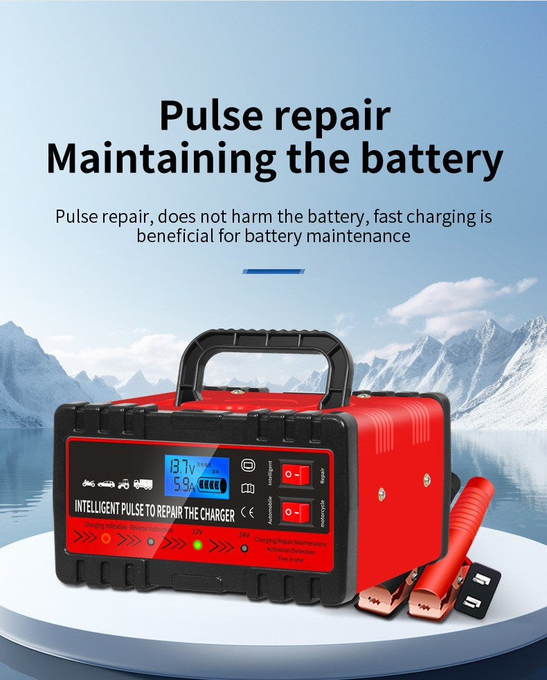 Smart Battery Charger 12V/24V – Car, Van & Leisure Battery, Pulse Repair - image 5