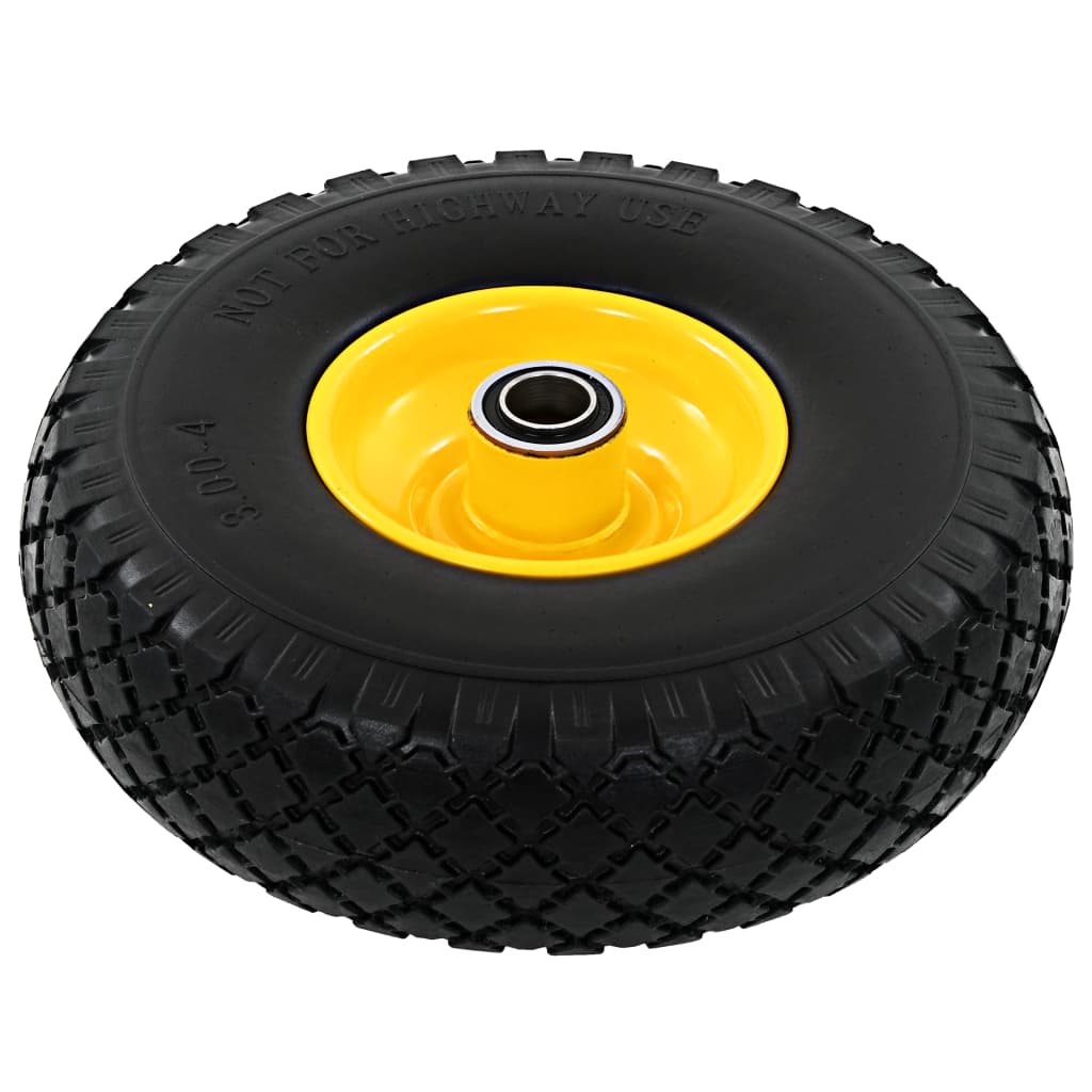 Sack Truck Wheels 2 pcs. Solid PU 3.00 - 4 (260x85) - image 4