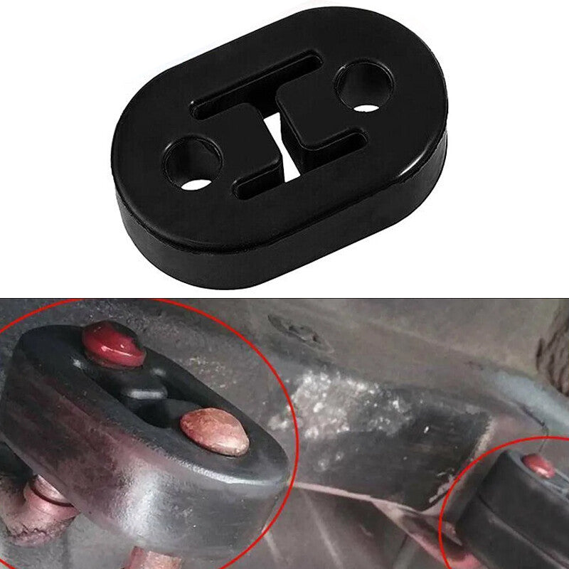 4PCS Poly Polyurethane Exhaust Hanger Mounts 2 Hole Muffler Rubber Universal P - image 5