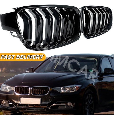 Car Front Bumper Hood Grille Fit For BMW 3 Series F30 F35 2013-2019 - image 7