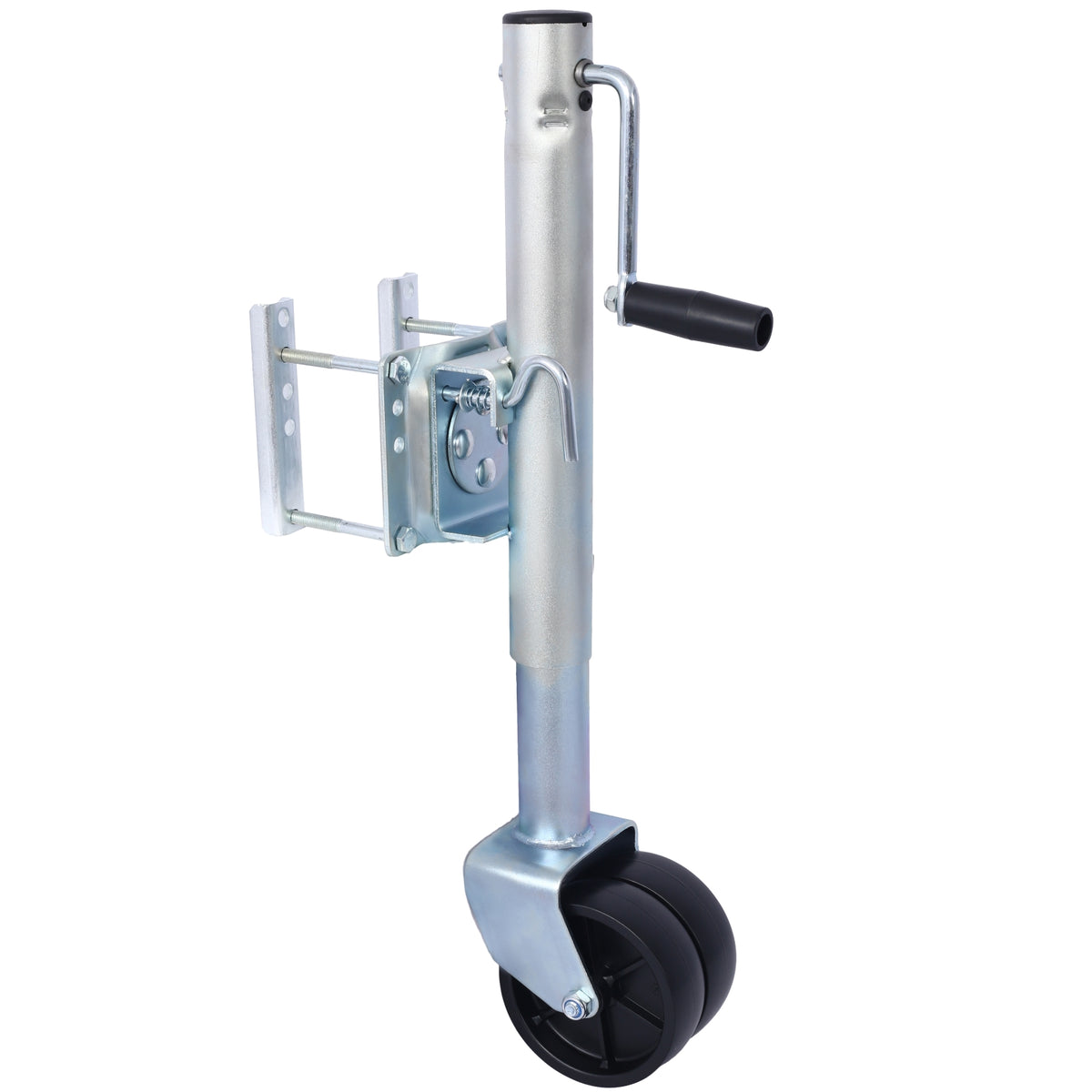 1500lbs Trailer Jack With Double Wheel, Adjustable 12 Lift Travel, Boat On For Boat RV Utility, Swi - image 6