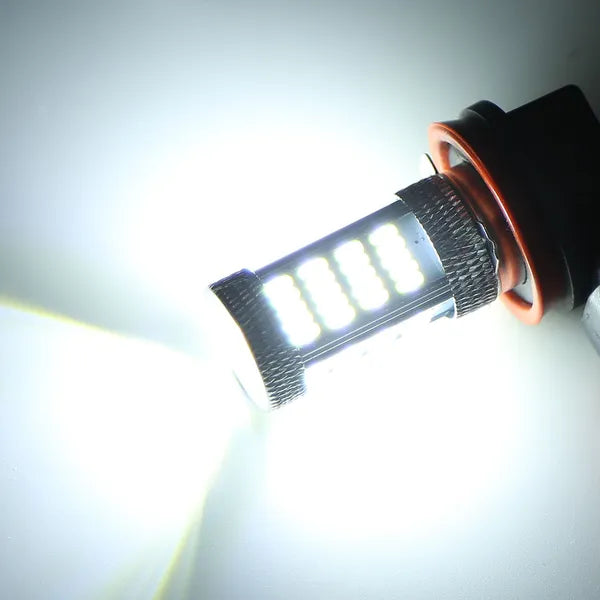 2PCS 800lm H8/H9/ H11 LED Fog DRL Light Bulb IP65 Water-Resistant 360° Beam Angle 6000K White - image 3