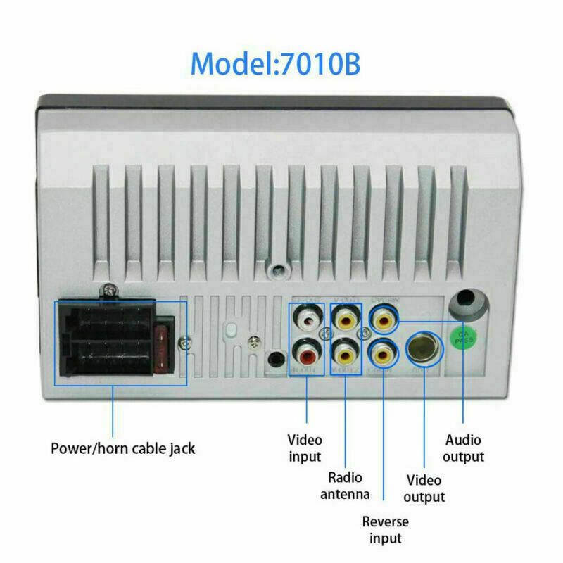 AUX Car MP5 Player Double 2DIN Bluetooth Touch Screen Stereo Radio USB Camera - image 5