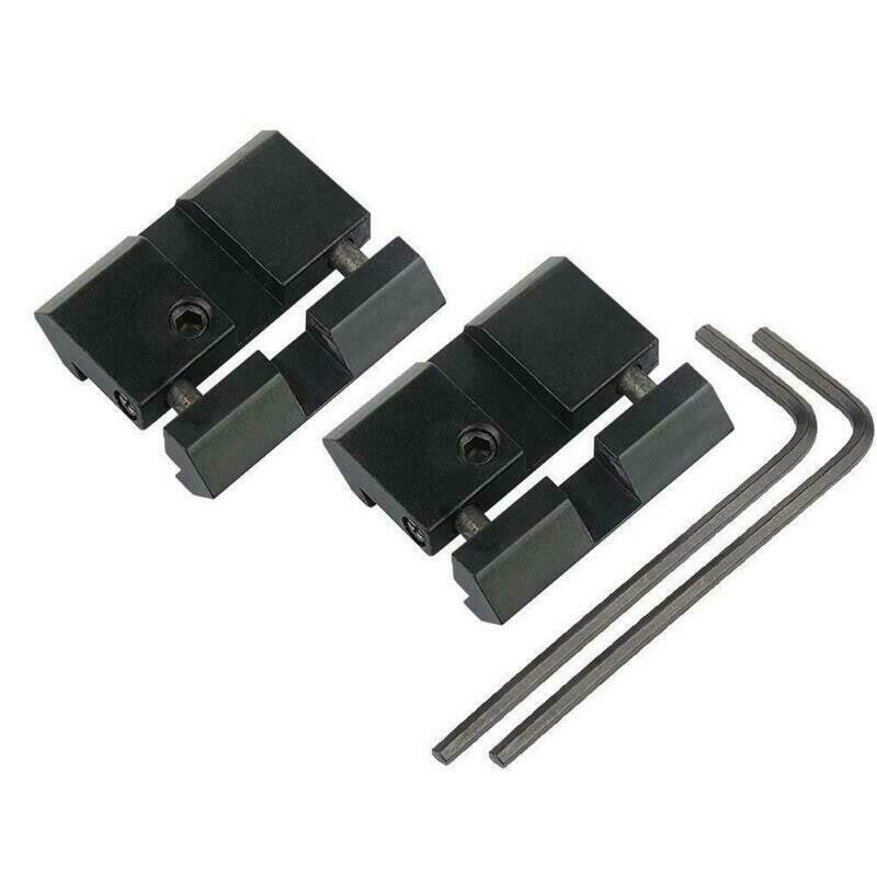 11mm To 20mm Tactical Picatinny Weaver Scope Dovetail Rail Adapters Mount Base - image 2