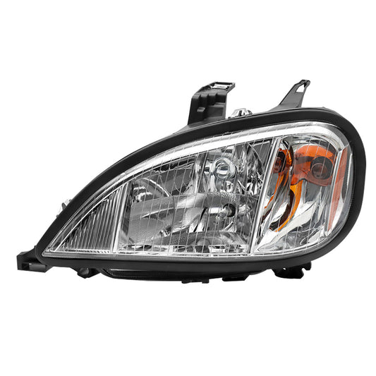 Chrome Halogen Headlights Assembly Compatible With Freightliner Columbia2004-2017 Driver Side,Left Light