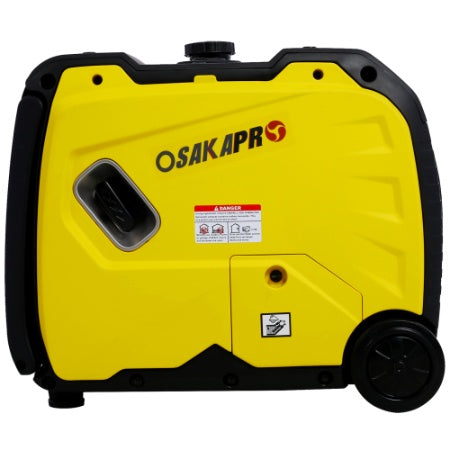 Super Quiet Inverter Generator 4500w Portable Generator Electric Start, Foldable Handle With Wheel,212cc 4 Stroke CARB EPA Compliant - image 7