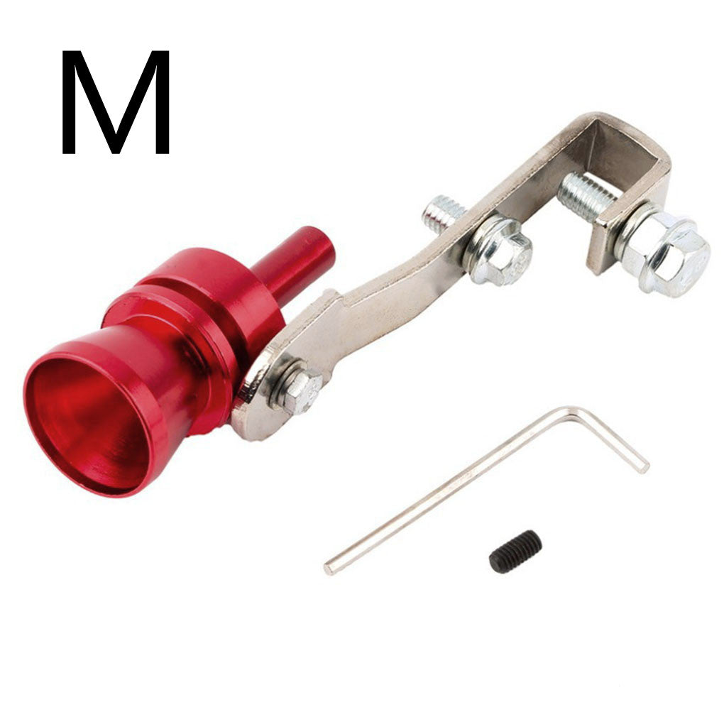 Color Turbo Whistle Exhaust Pipe - Red / M