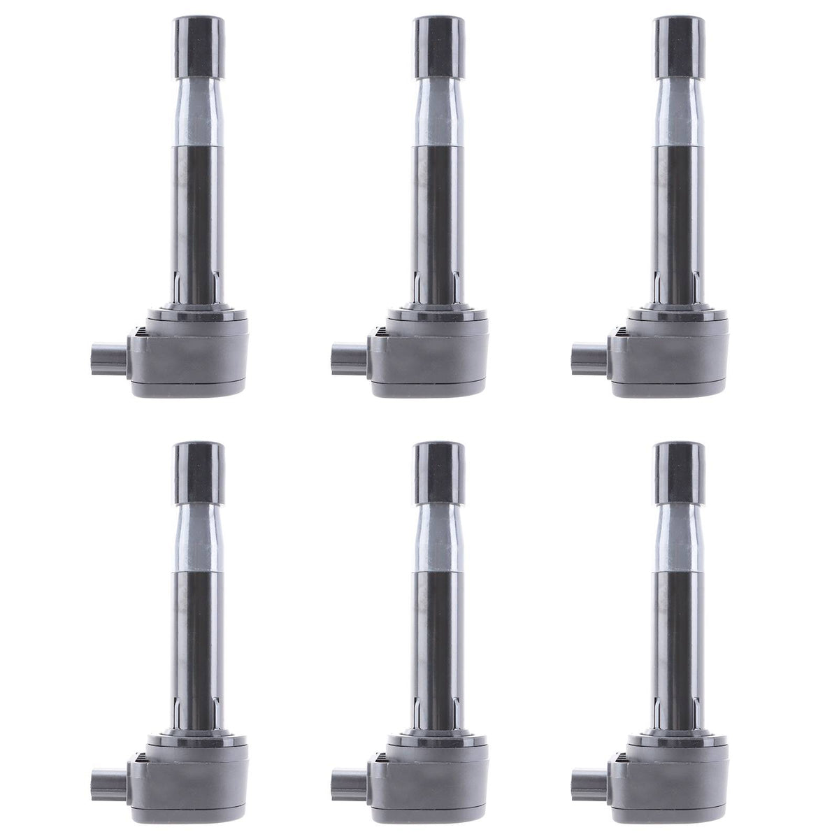 Set Of 6 Ignition Coils For Acura TSX Accord Odyssey Pilot Replaces UF603 - Black