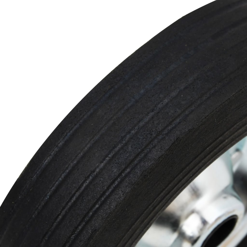 Wheel for Trailer Support Wheel Ø20x5 cm Solid Rubber and Steel - image 6