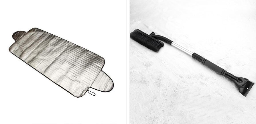 Detachable snow brush and ice scraper, extendable, view 7