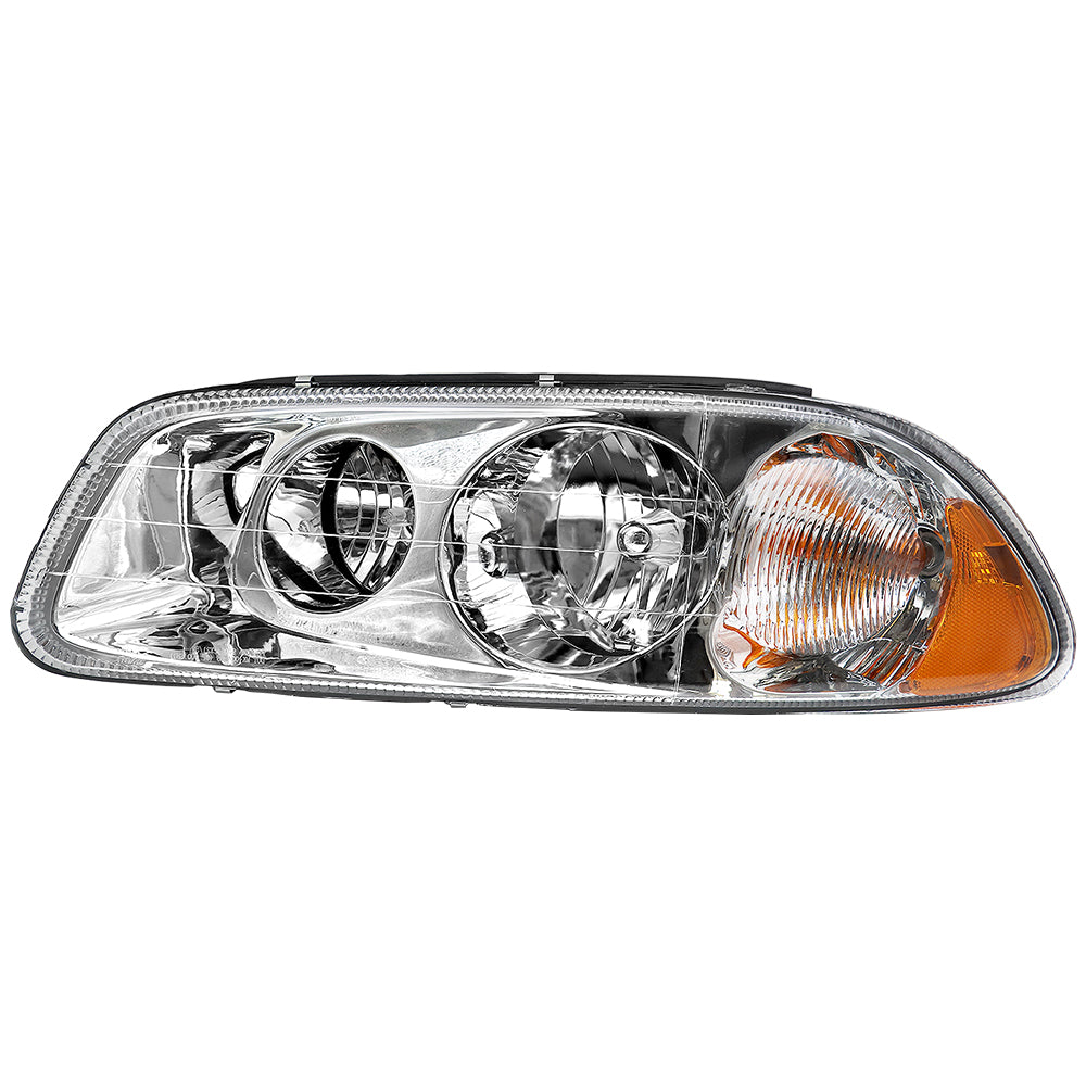 Halogen Headlights Assembly Compatible With Mack Semi Trucks Factory Driver Side - 1pc