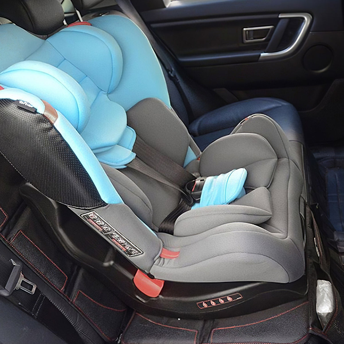 2 Packs Car Seat Protector Cushion Mat Pad With Thick Padding Protector For Child Baby Car Seat Mesh Pockets - image 8