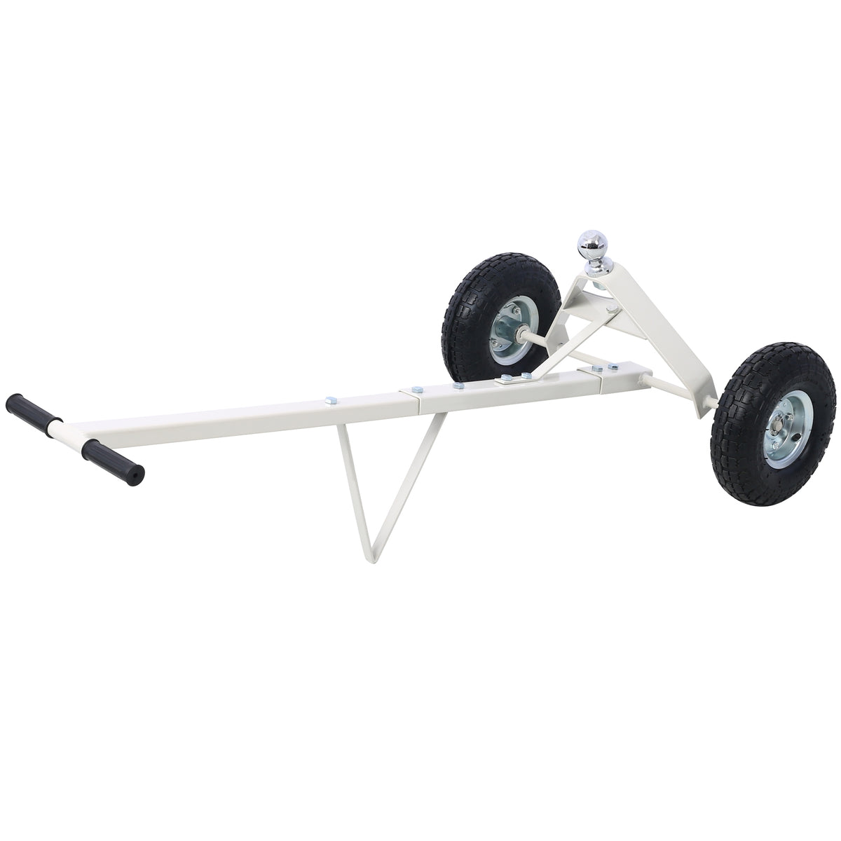 Trailer Dolly With Pneumatic Tires 600 Lb. Maximum Capacity Gray Color - image 5