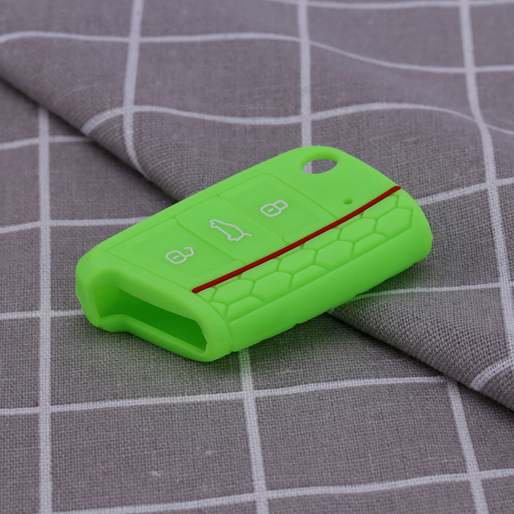 Silicone key fob cover for Volkswagen flip keys - image 11