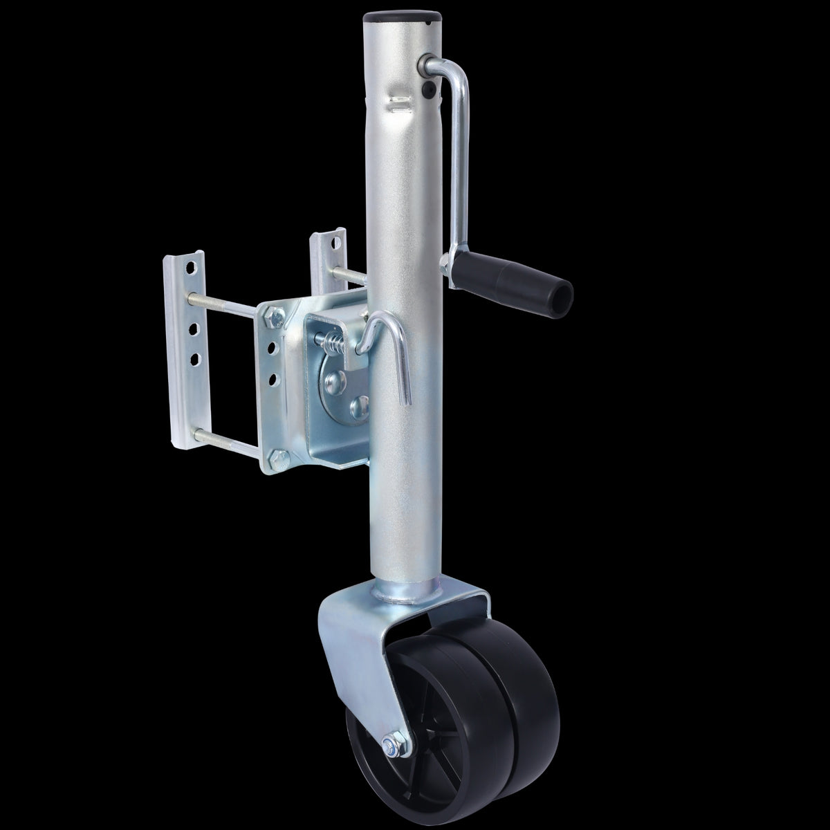1500lbs Trailer Jack With Double Wheel, Adjustable 12 Lift Travel, Boat On For Boat RV Utility, Swi - image 8