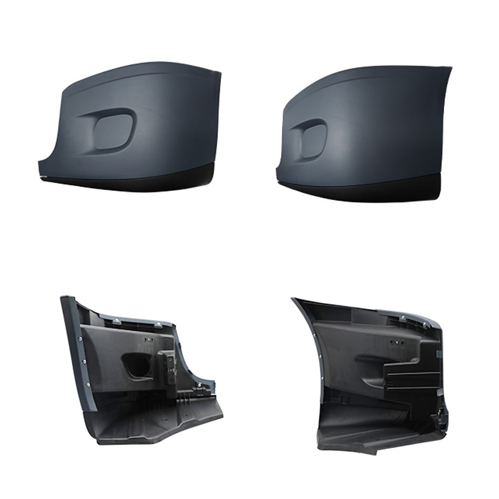 Freightliner Cascadia Bumper Left Side Reinforcement & Cover Without Fog Hole - image 2