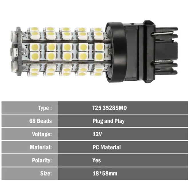 6000K Pure White Car Light - image 3
