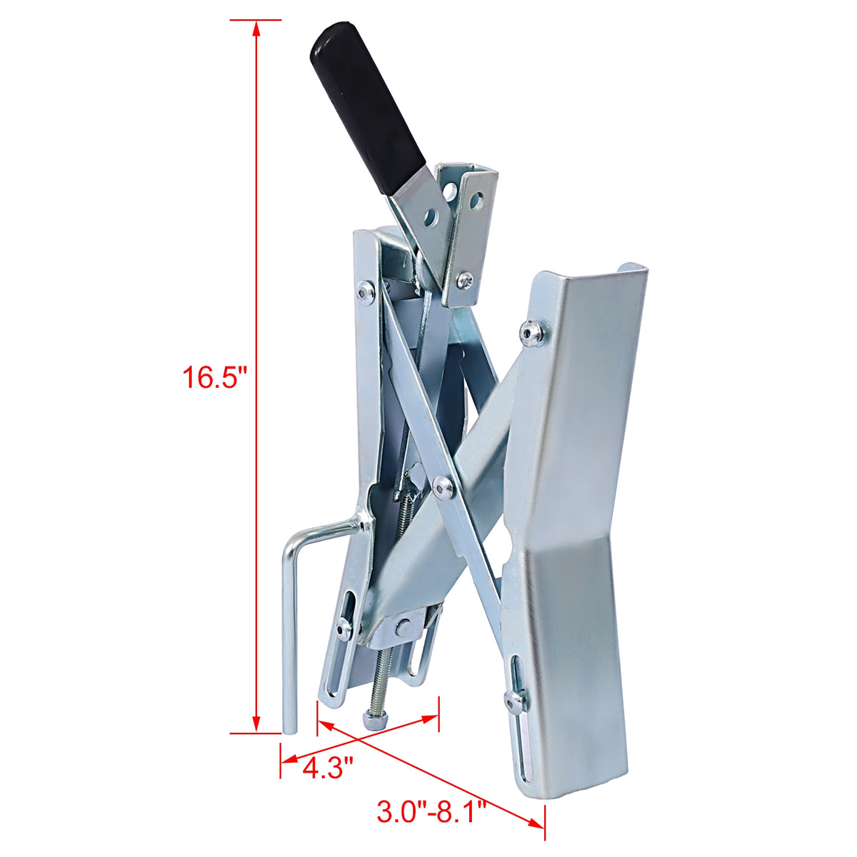 Quick Locking Chock, Axel-Chock Wheel-Stabilizer For RV, Trailer, Camper - image 6