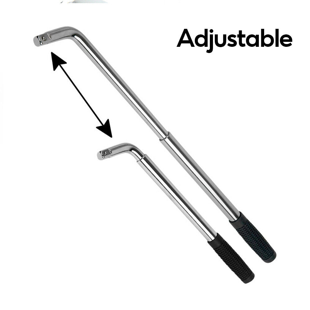 2.5T Scissor Jack And Extendable Wheel Wrench Brace Socket Car Van Tire Hand Tool - image 8