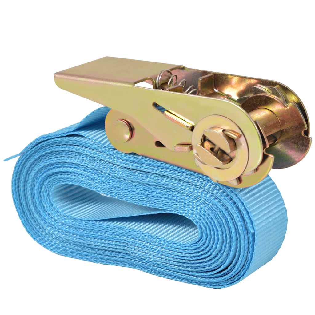 Ratchet Tie-Down Straps, 4 pcs, 0.8 ton, 6m x 25mm - image 4