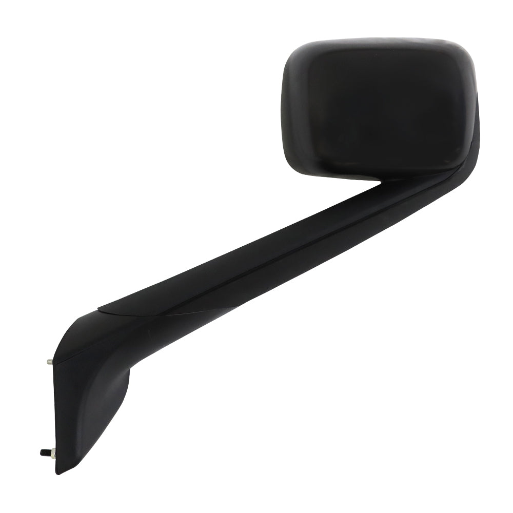 Black Hood Mirror Heated For Freightliner Cascadia 2018, Driver -LH-Side - 1pc