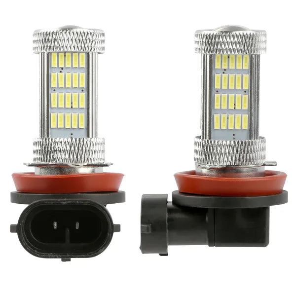 2PCS 800lm H8/H9/ H11 LED Fog DRL Light Bulb IP65 Water-Resistant 360° Beam Angle 6000K White - image 2