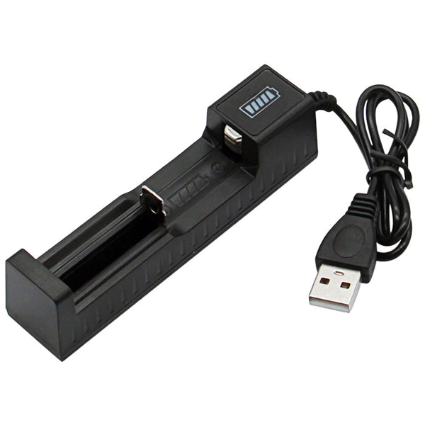 4 PCS 3000mAh 18650 Rechargeable Batteries + 2 PCS USB Charger Set For Flashlights Headlamp(Logistics Only For USPS.TK/TMEU Only For Self-pickup) - image 5