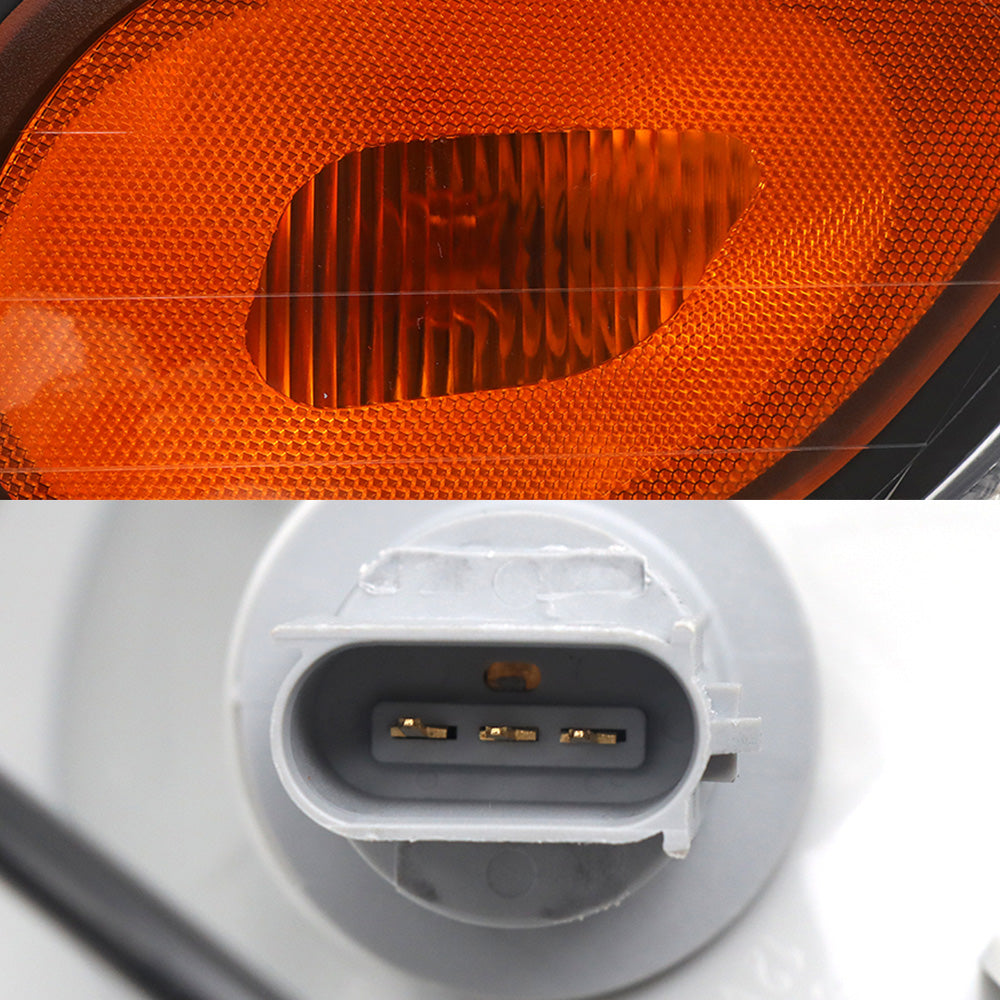 Left Black Headlights Compatible With Peterbilt 337,386,387 With Turn Signal - image 6