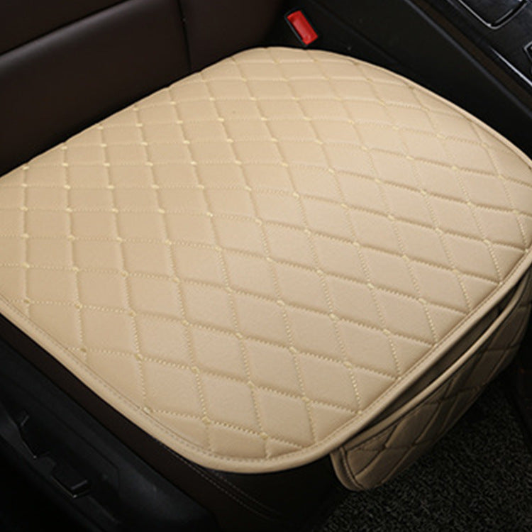 Non-slip leather car seat cushion - image 4