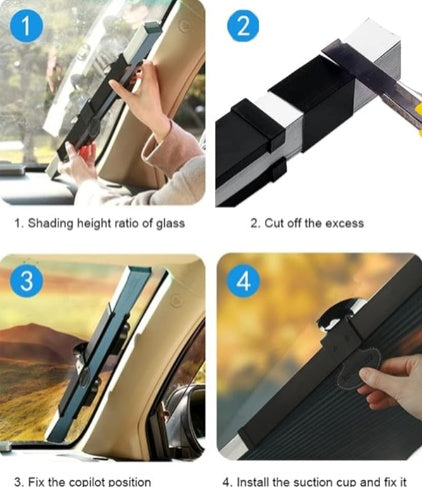Retractable Sun Car Shade