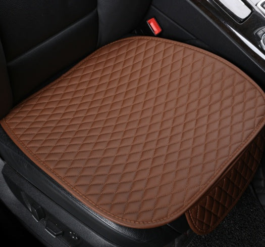 Non-slip leather car seat cushion - image 9