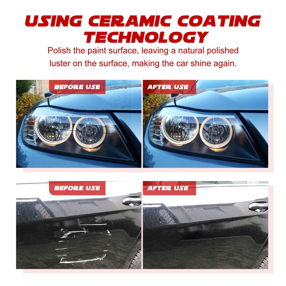 Hongyue Nano Repair Protection Spray Car Coating Agent Car Paint Maintenance Coating Crystal Wax Seal Glaze Coating Spray - image 9