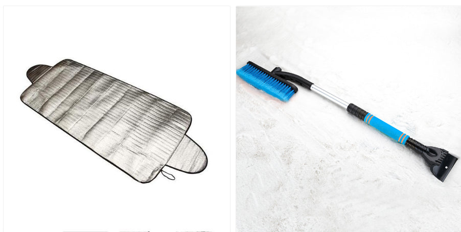 Detachable snow brush and ice scraper, extendable, view 9