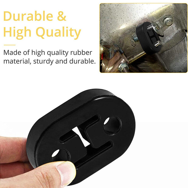 4PCS Poly Polyurethane Exhaust Hanger Mounts 2 Hole Muffler Rubber Universal P - image 6