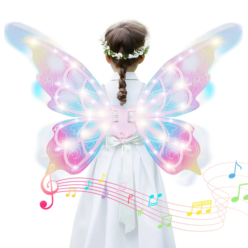 Printed Film Electric Wings + Solid Color Film Electric Wings - Colorful